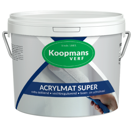 Acrylmat Super Koopmans Verf