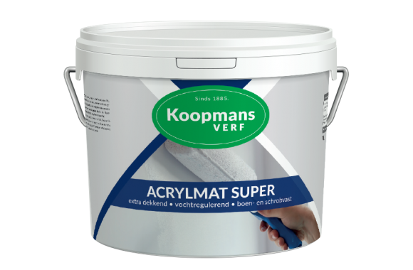 Acrylmat Super Koopmans Verf