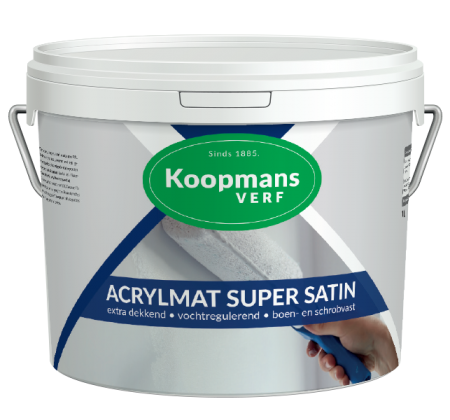 Acrylmat Super Satin Koopmans Verf