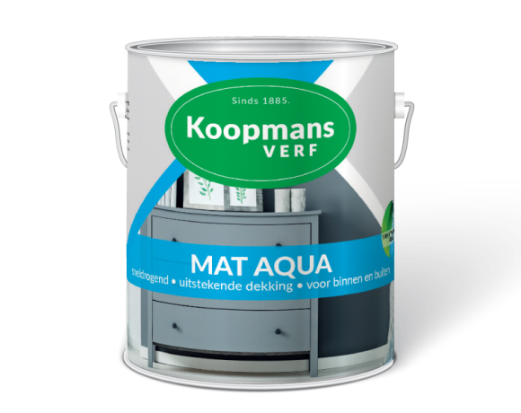 Mat Aqua Koopmans Verf