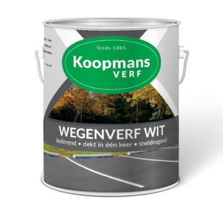 Wegenverf Wit Koopmans Verf