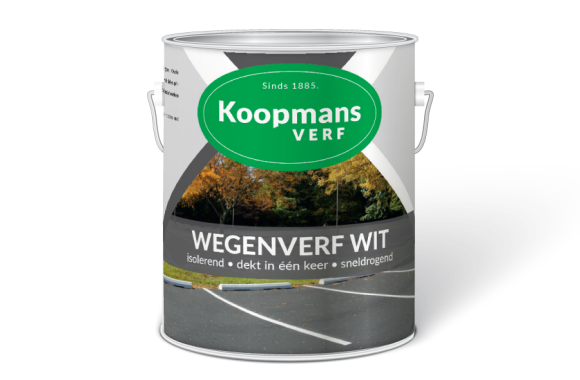Wegenverf Wit Koopmans Verf