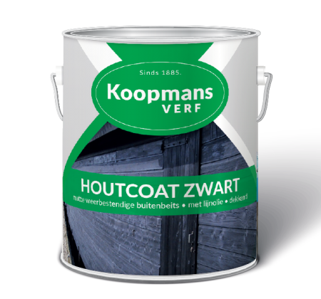 Houtcoat Zwart Koopmans Verf