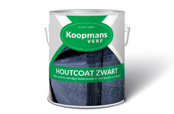 Houtcoat Zwart Koopmans Verf